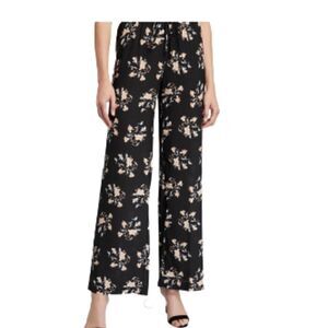 Clavin Klein Floral Print Wide Leg Pants Size L